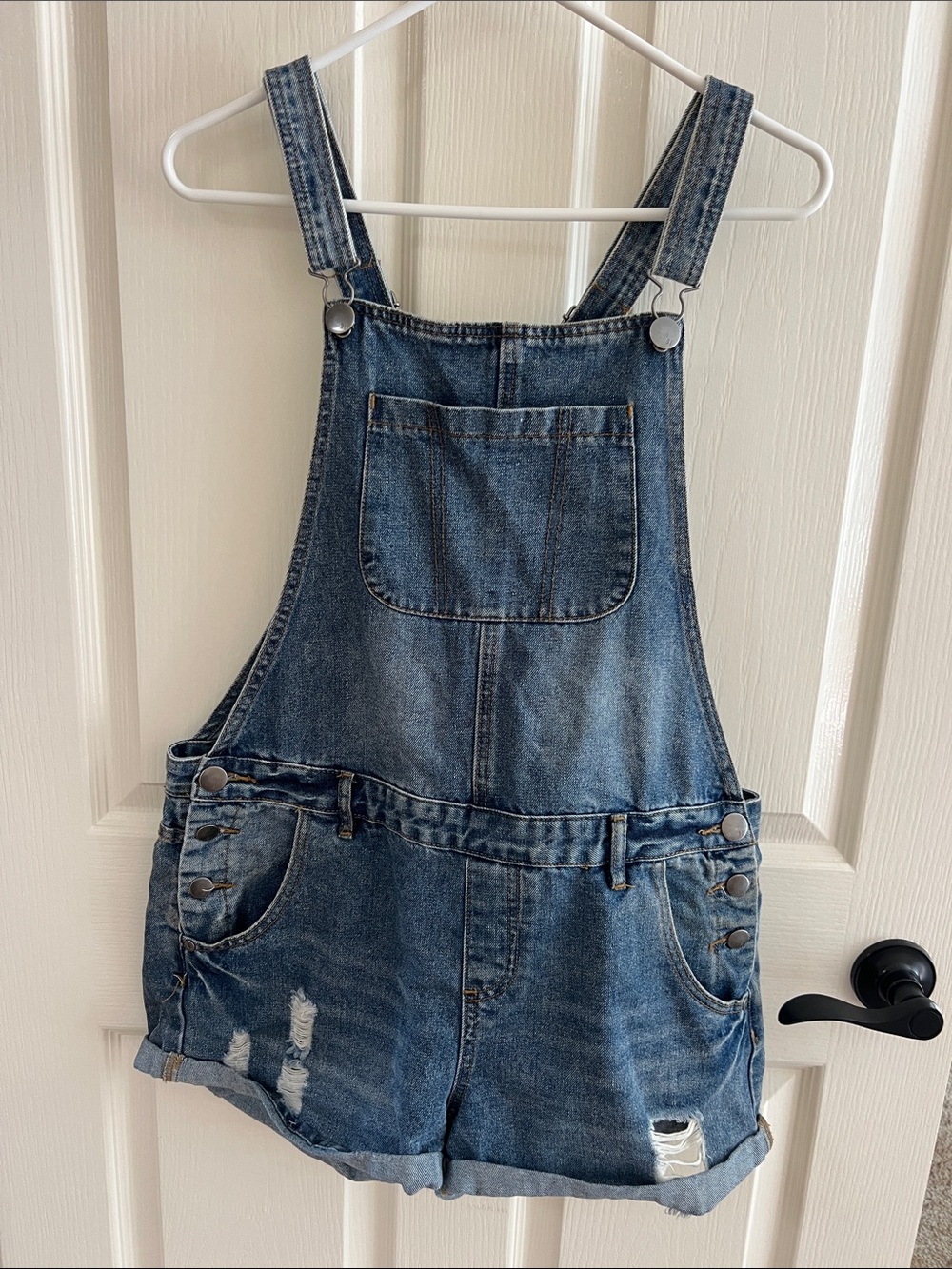Denim Blue Overalls size 8